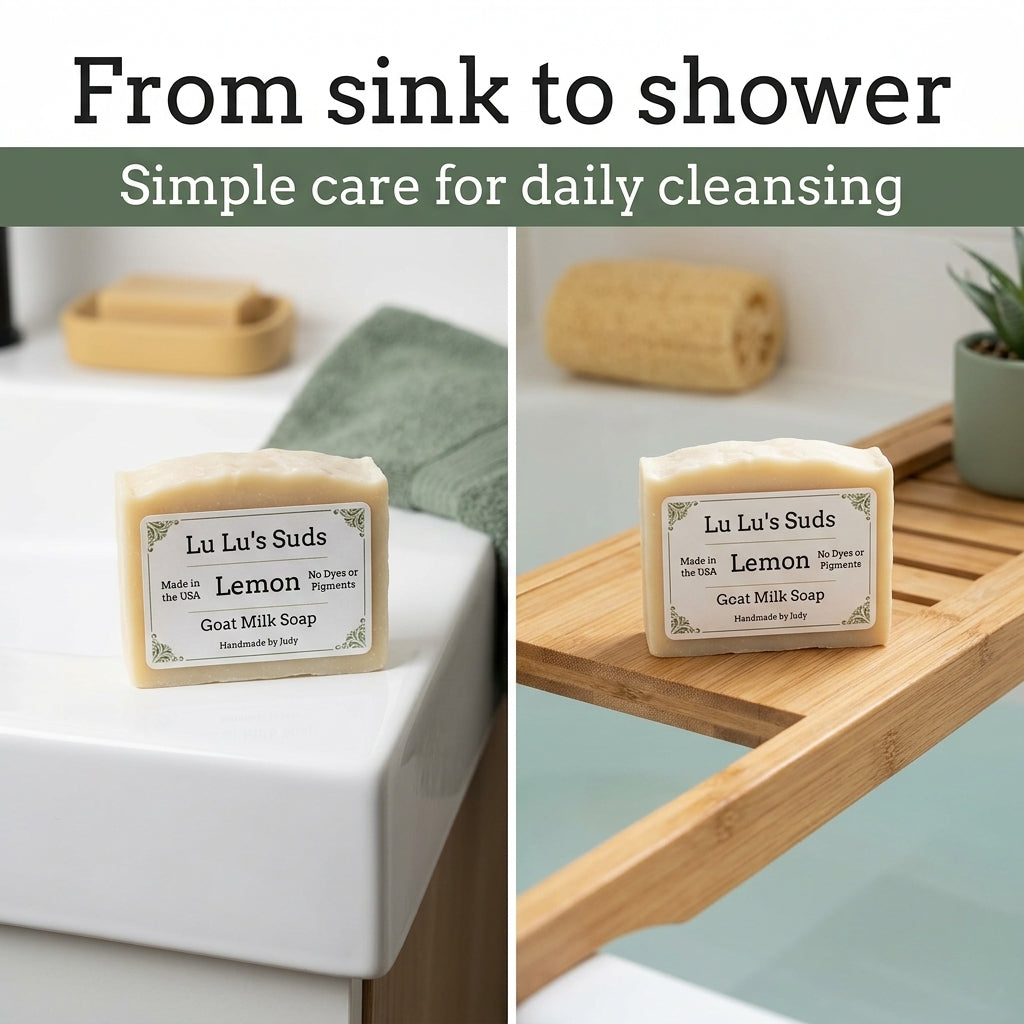 Lemon Goat Milk Soap 5 oz.