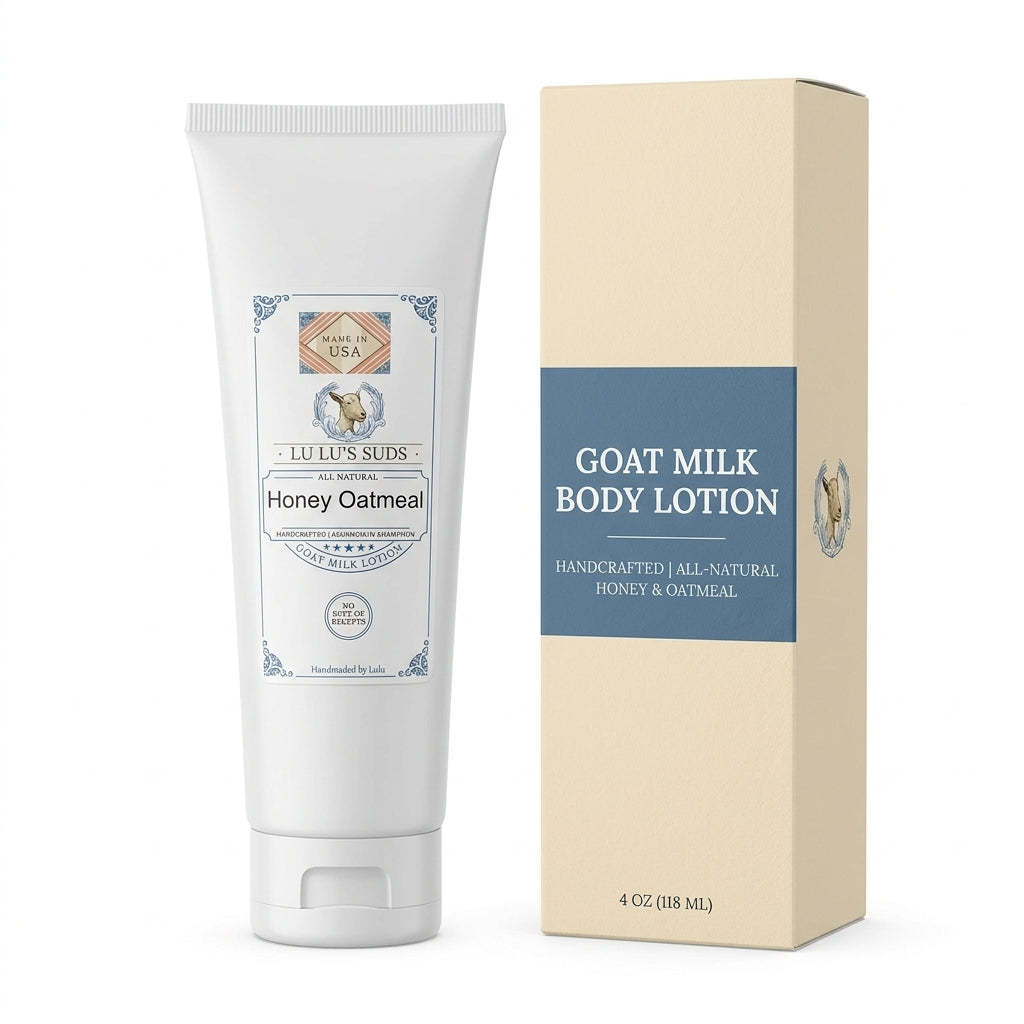 Honey Oatmeal Goat Milk Lotion 4 oz.