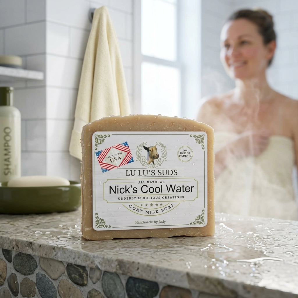 Nick's Cool Water Goat Milk Soap 5 oz.