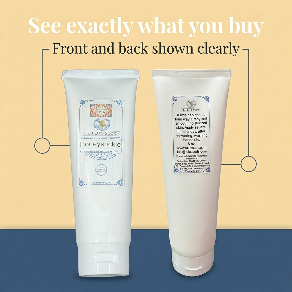 Honeysuckle Goat Milk Lotion 4 oz.