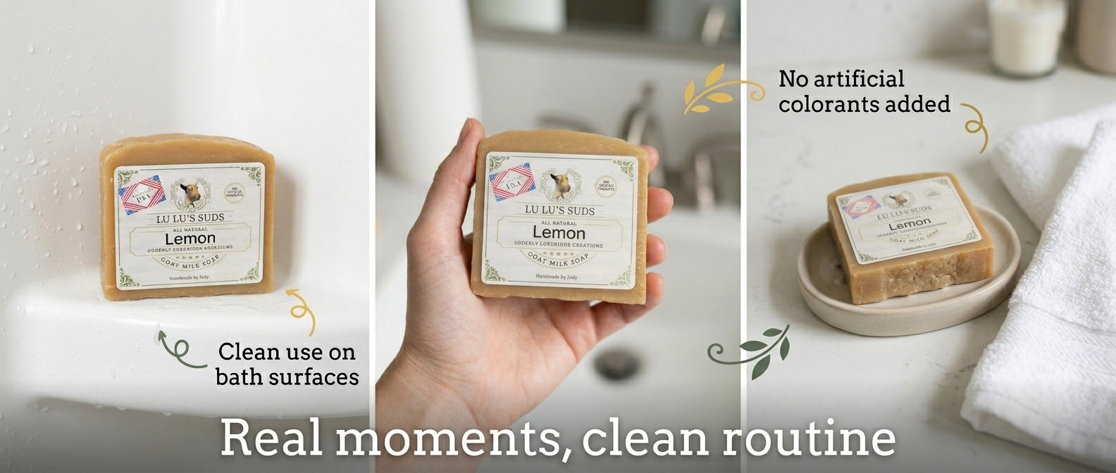 Lemon Goat Milk Soap 5 oz.