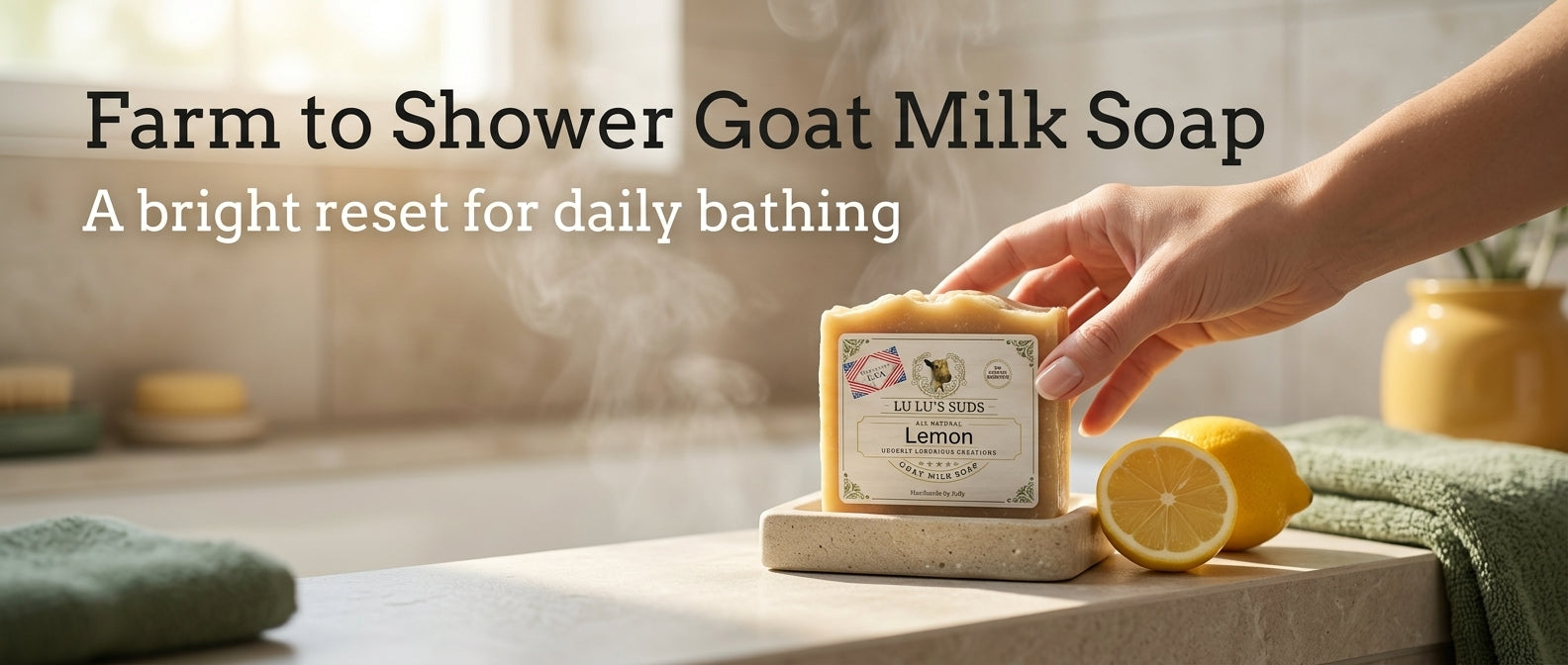 Lemon Goat Milk Soap 5 oz.