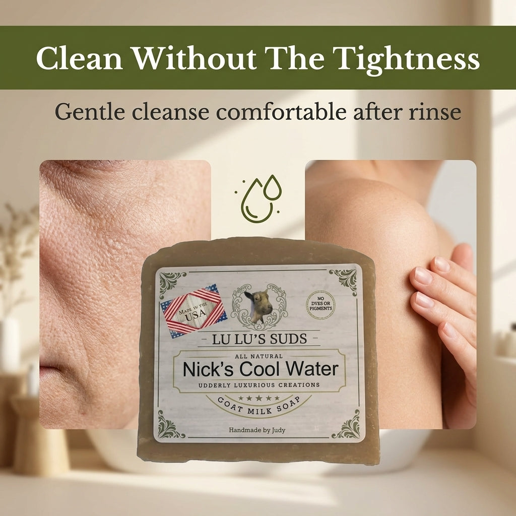 Nick's Cool Water Goat Milk Soap 5 oz.