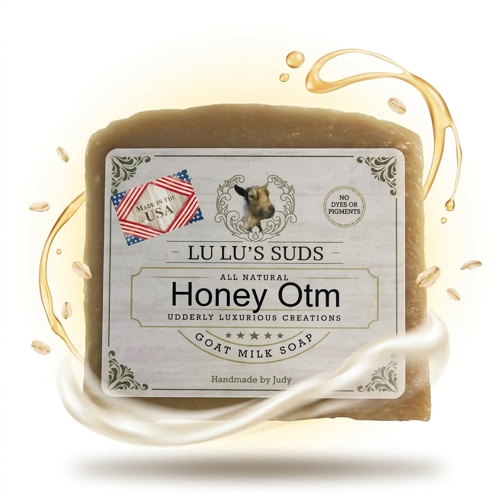 Honey Oatmeal Goat Milk Soap 5 oz.