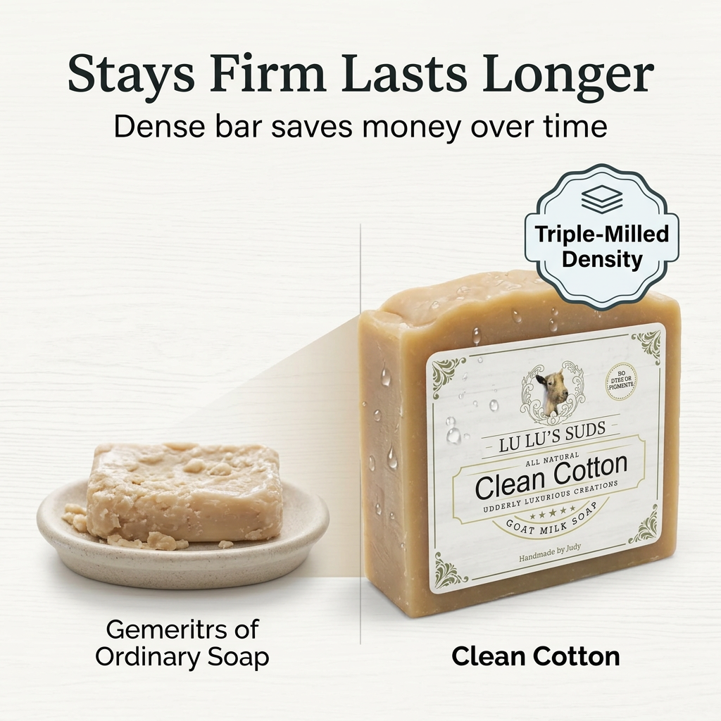 Clean Cotton Goat Milk Soap 5 oz.