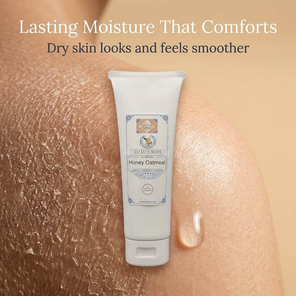 Honey Oatmeal Goat Milk Lotion 4 oz.