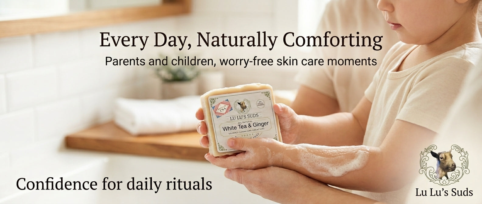 White Tea & Ginger Goat Milk Soap 5 oz.