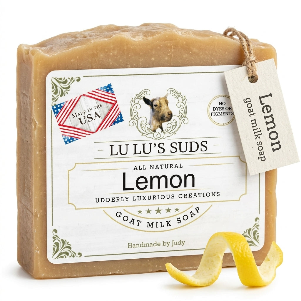 Lemon Goat Milk Soap 5 oz.