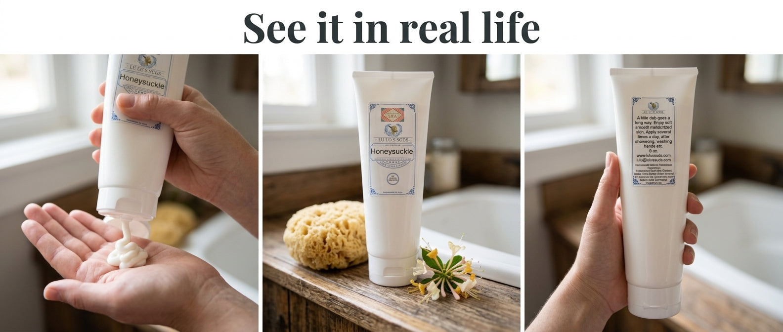 Honeysuckle Goat Milk Lotion 4 oz.
