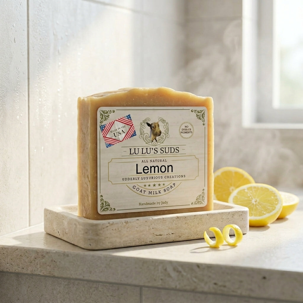 Lemon Goat Milk Soap 5 oz.