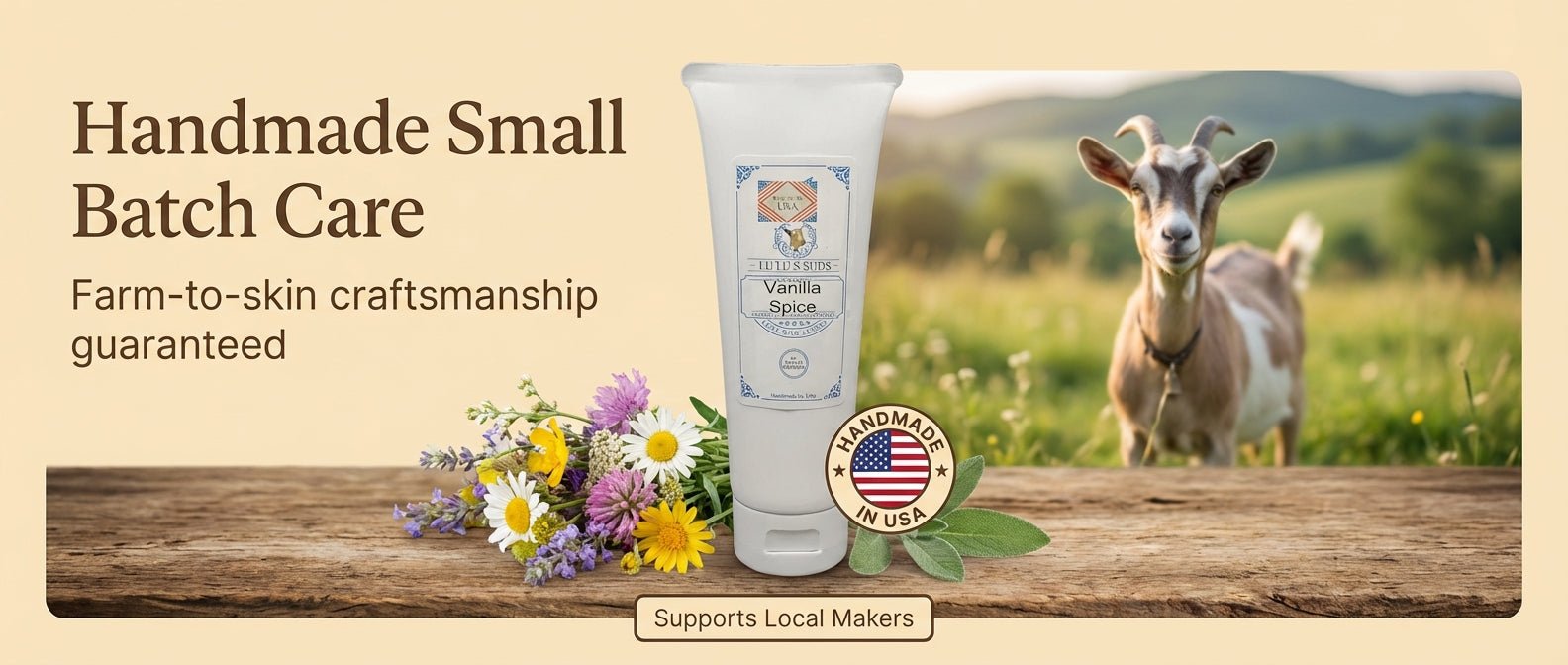 Vanilla Spice Goat Milk Lotion 4 oz.