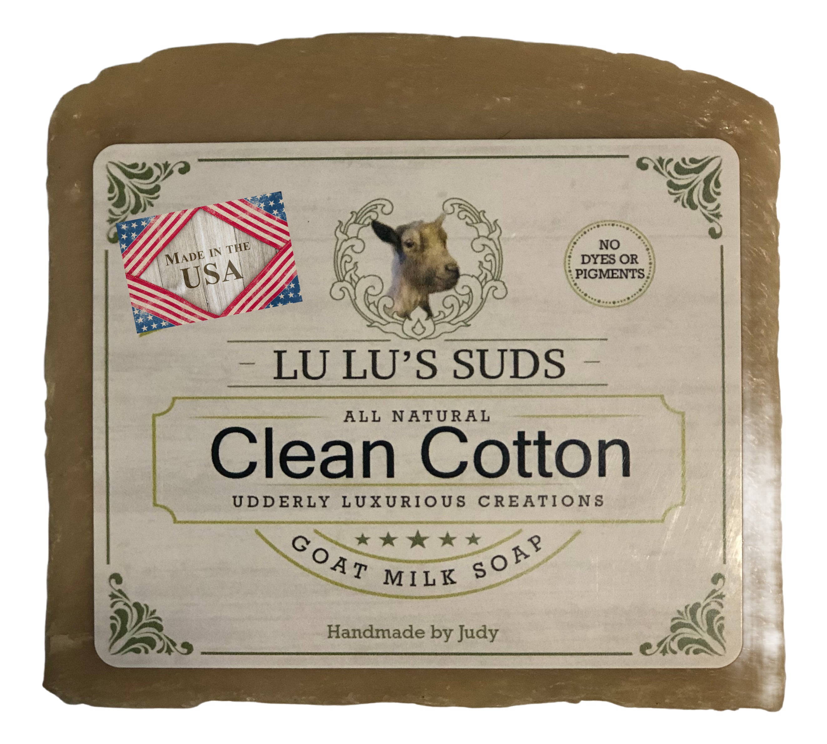 Clean Cotton Goat Milk Soap 5 oz.