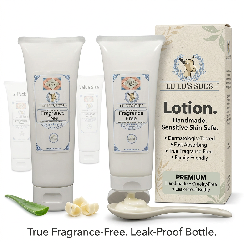 Fragrance Free Goat Milk Lotion 4 oz.