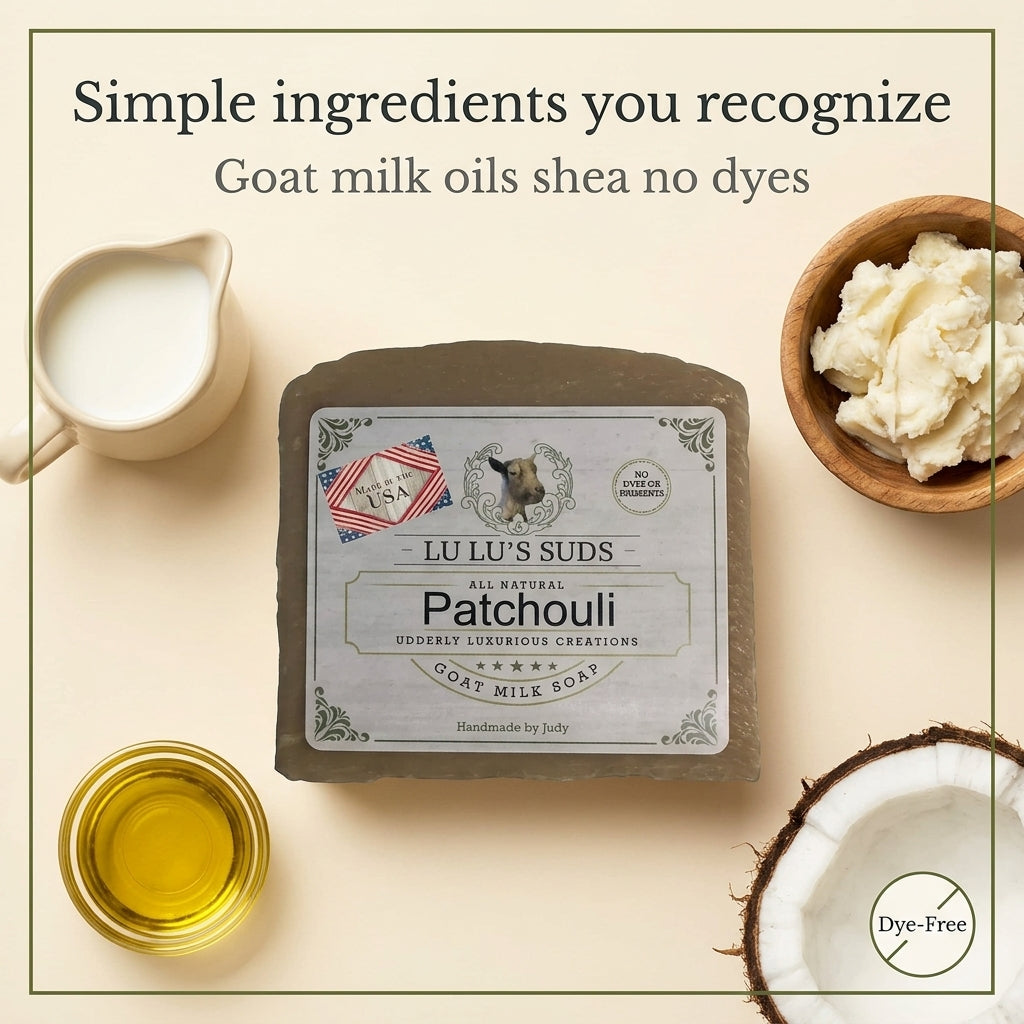 Patchouli Goat Milk Soap 5 oz.