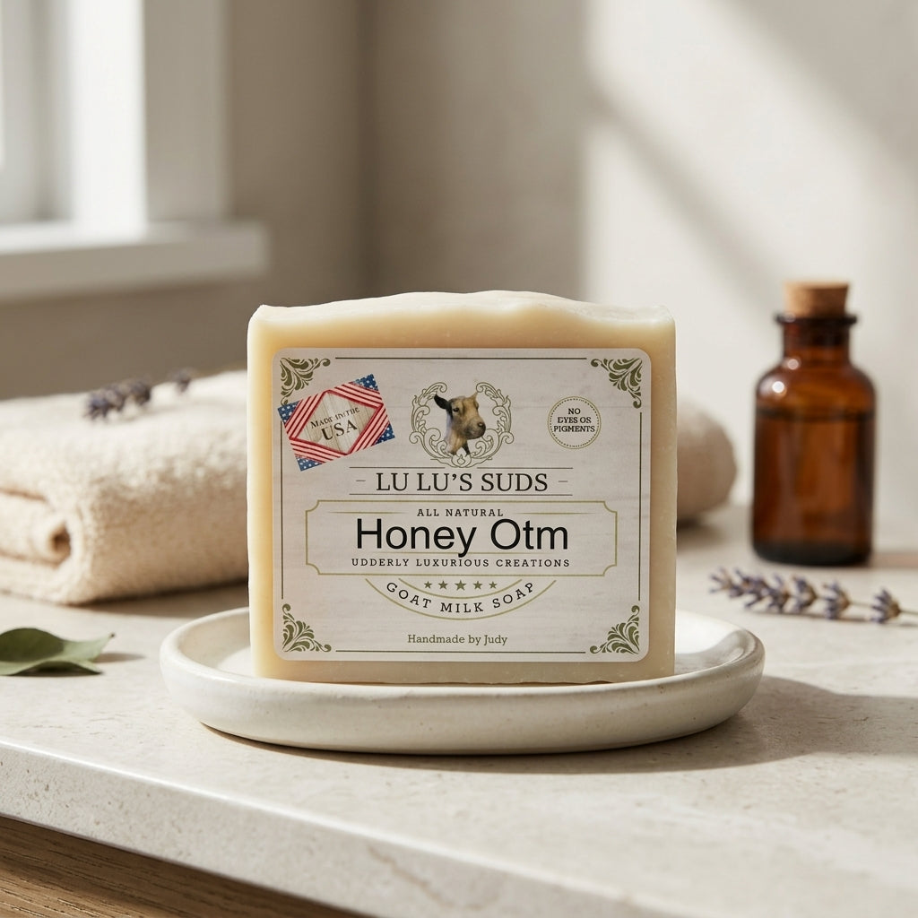 Honey Oatmeal Goat Milk Soap 5 oz.