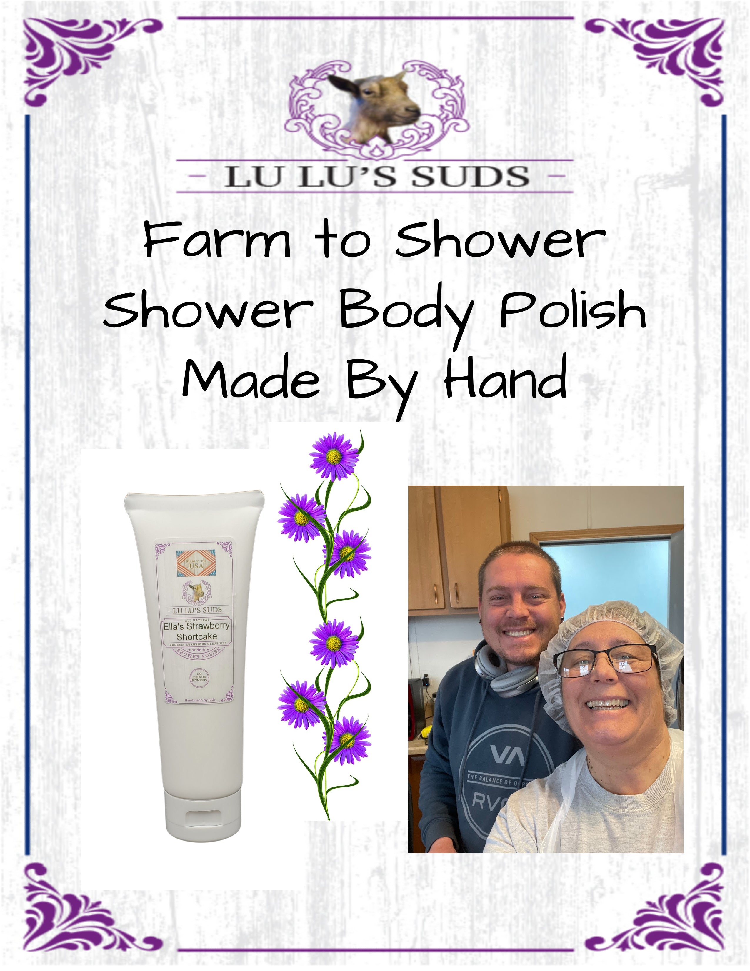 Fragrance Free Body Shower Polish 4 oz.