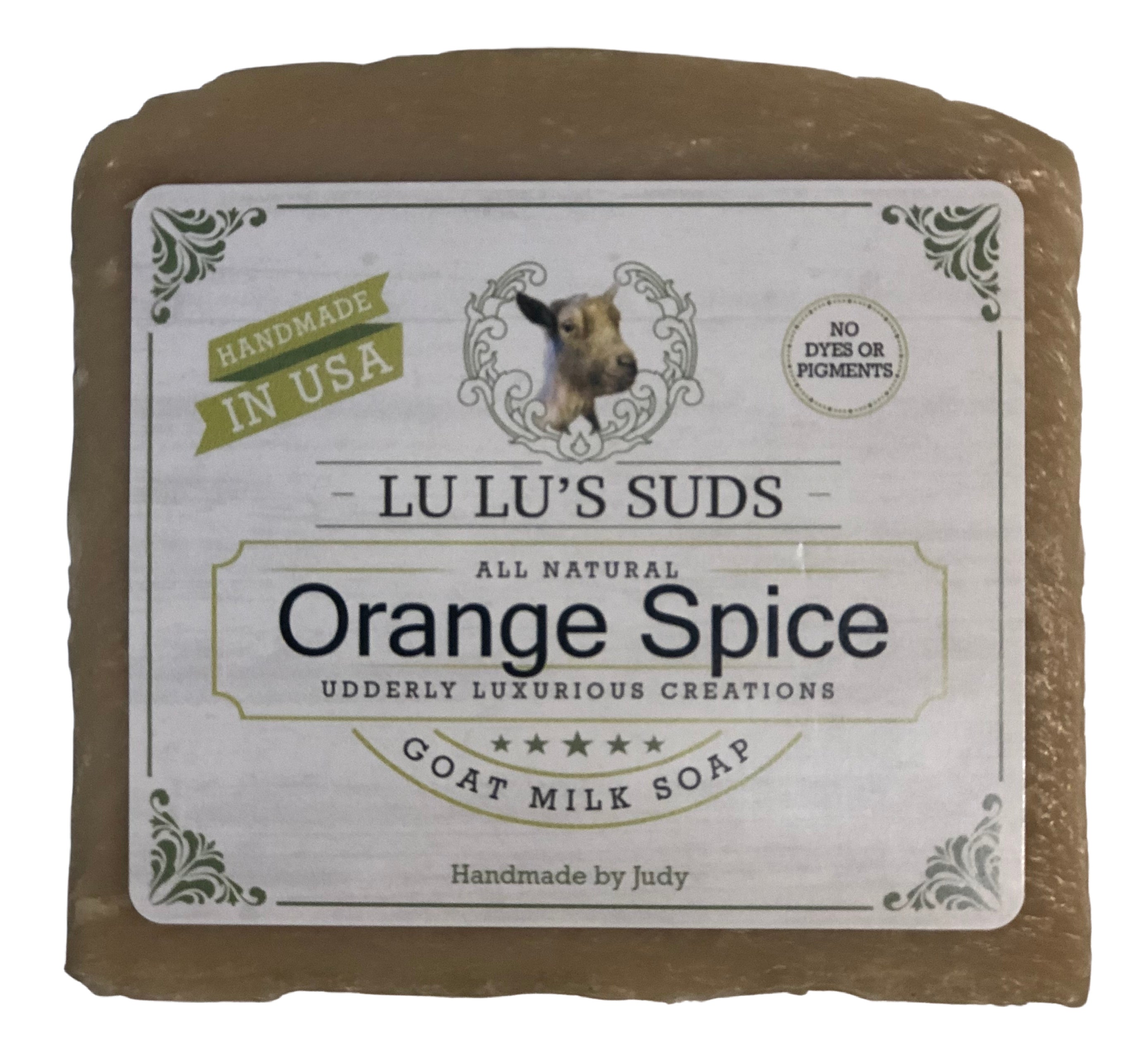 Orange Spice Goat Milk Soap 5 oz.