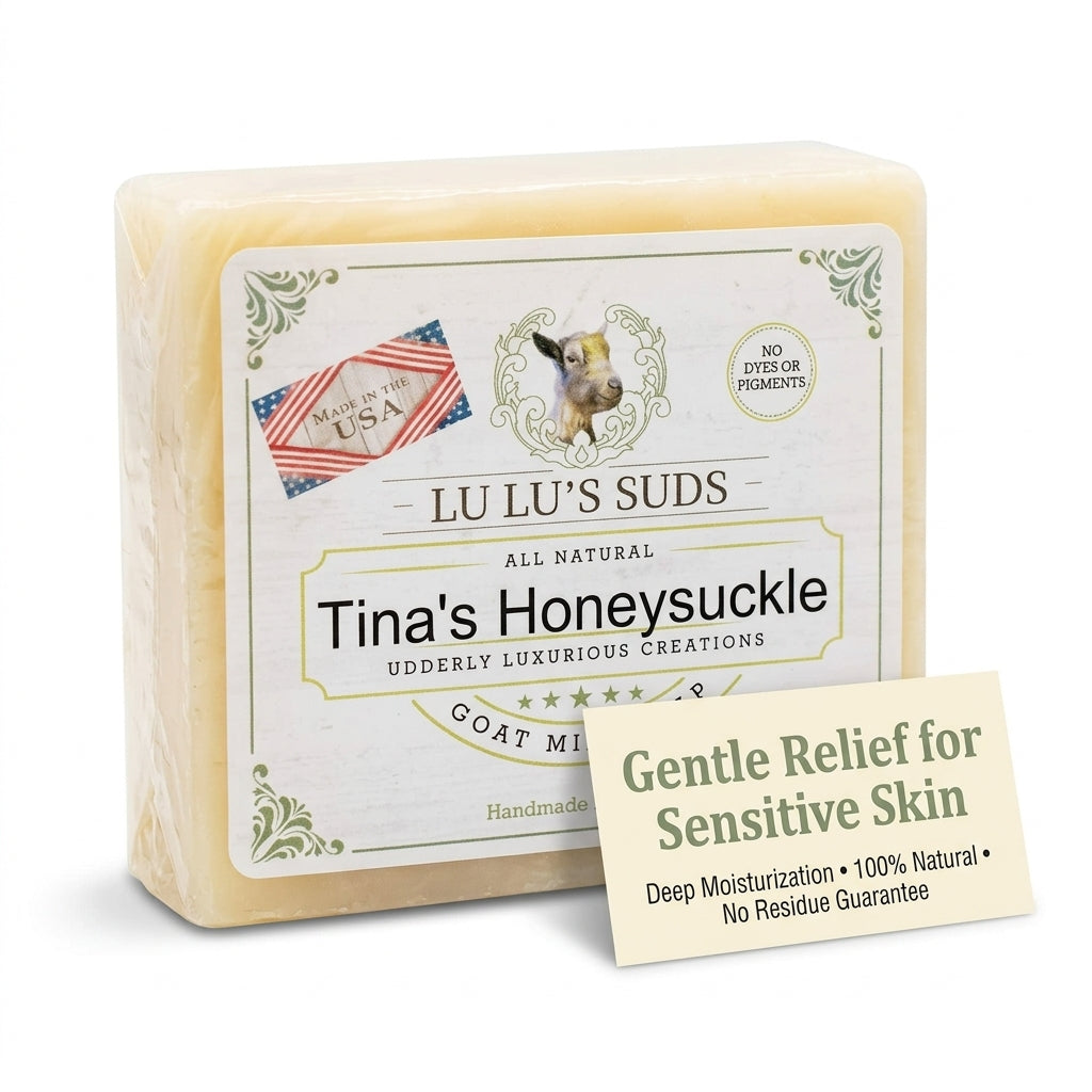 Tina's Honeysuckle Goat Milk Soap 5 oz.