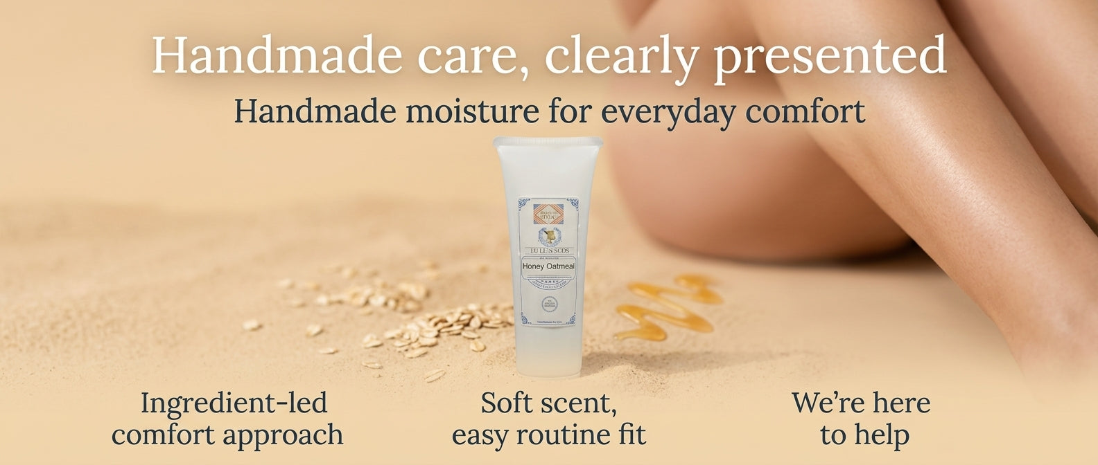 Honey Oatmeal Goat Milk Lotion 8 oz.
