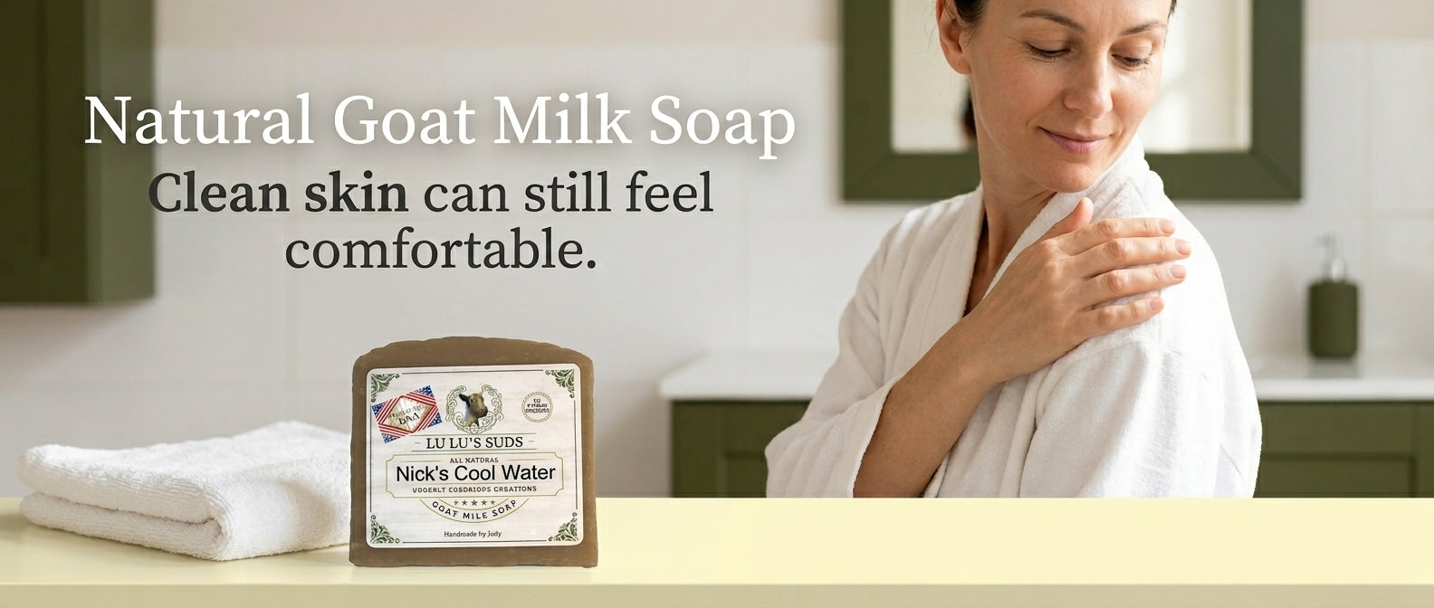 Nick's Cool Water Goat Milk Soap 5 oz.