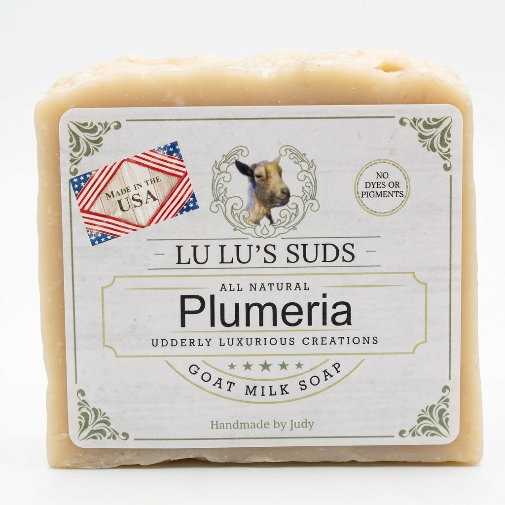 Plumeria Goat Milk Soap 5 oz.