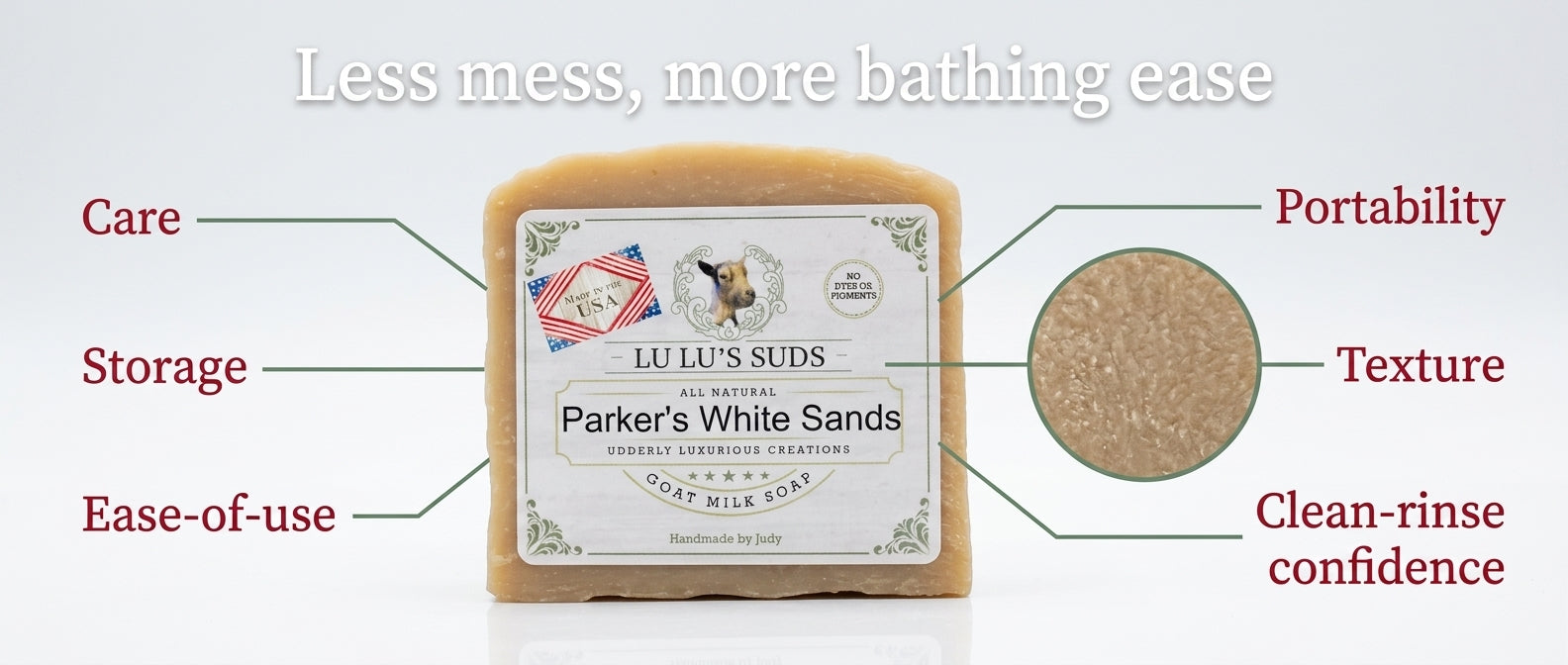 Parker's White Sands Goat Milk Soap 5 oz.