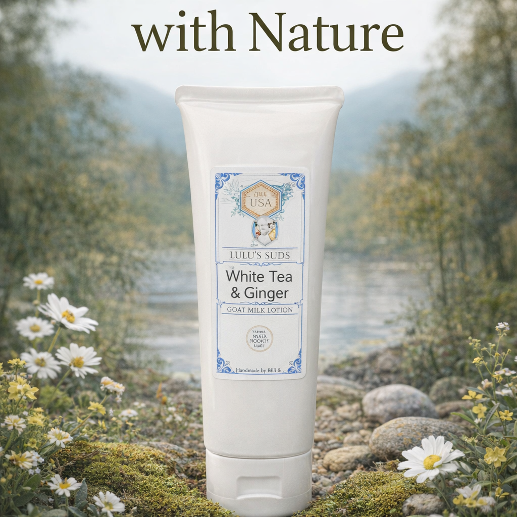 White Tea & Ginger Goat Milk Lotion 8 oz.
