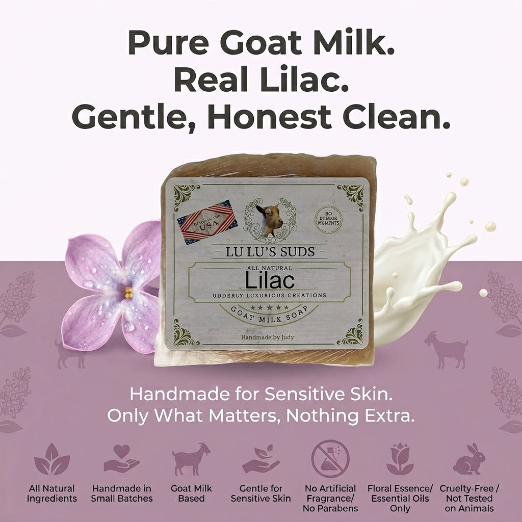 Lilac Goat Milk Soap 5 oz.