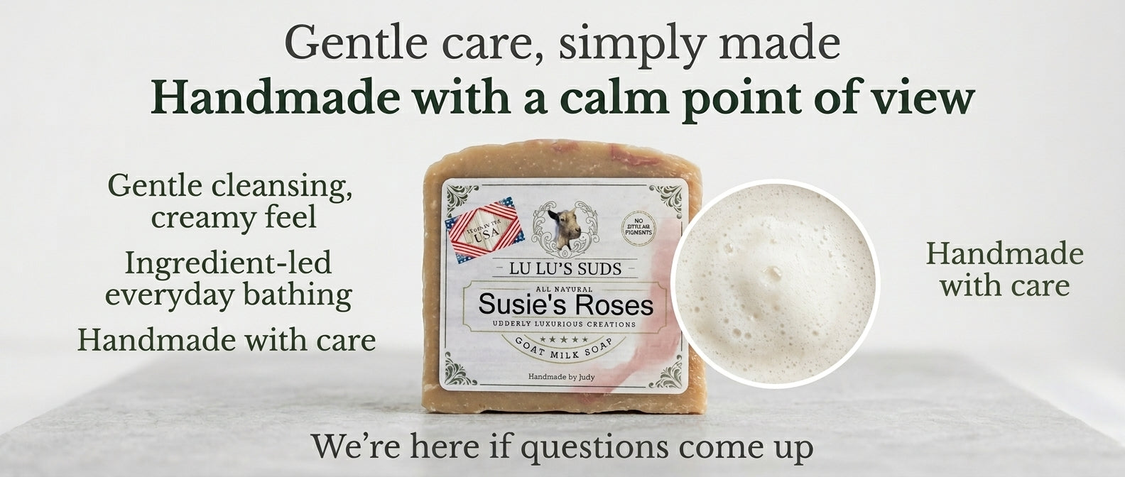 Susie's Roses Goat Milk Soap 5 oz.