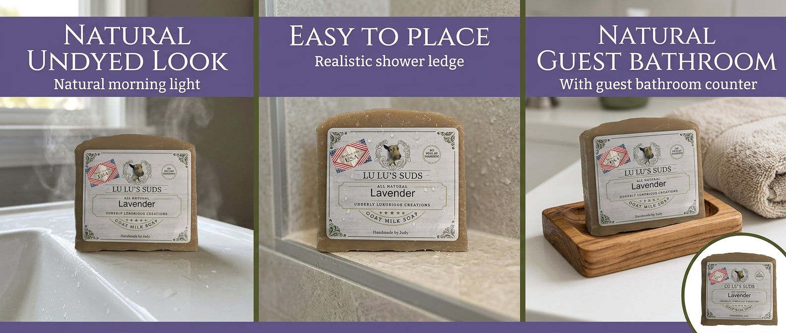 Lavender Goat Milk Soap 5 oz.