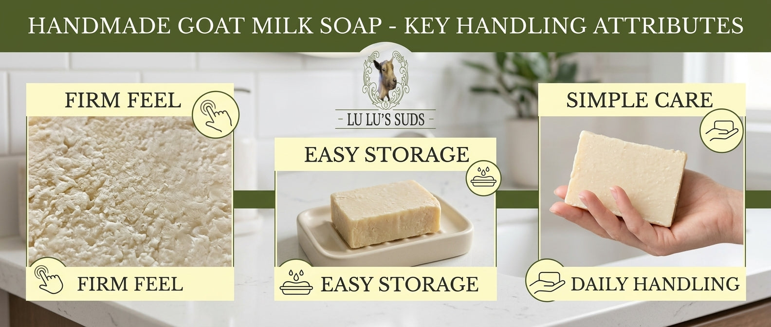 Nick's Cool Water Goat Milk Soap 5 oz.
