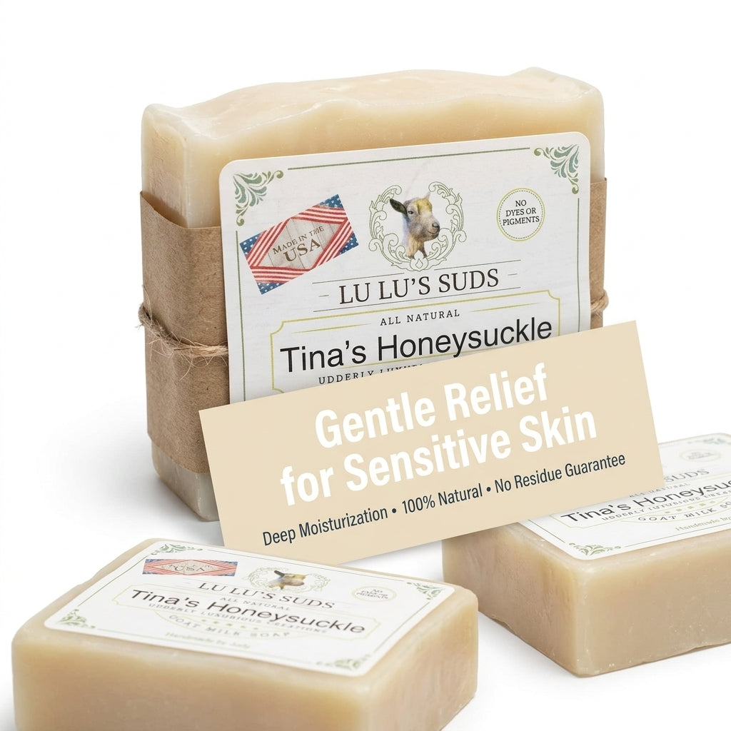 Tina's Honeysuckle Goat Milk Soap 5 oz.