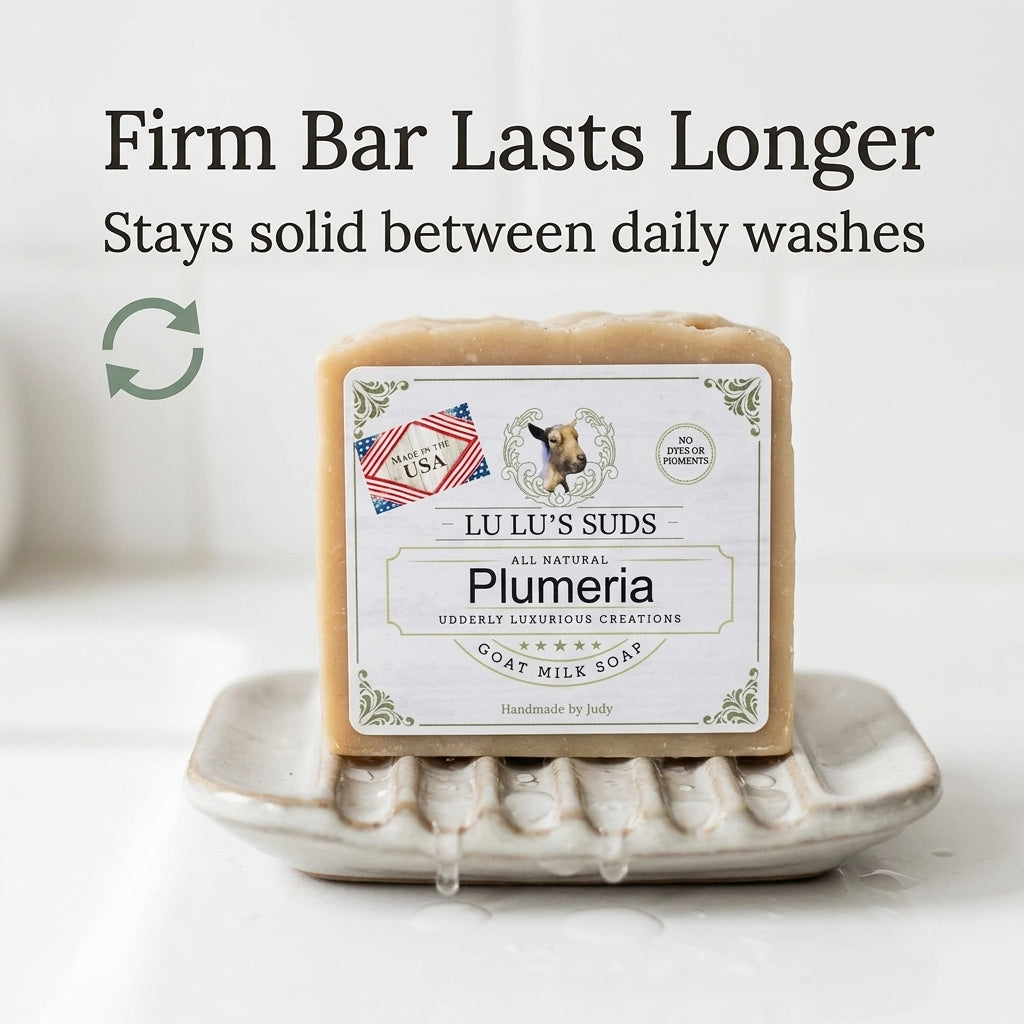 Plumeria Goat Milk Soap 5 oz.