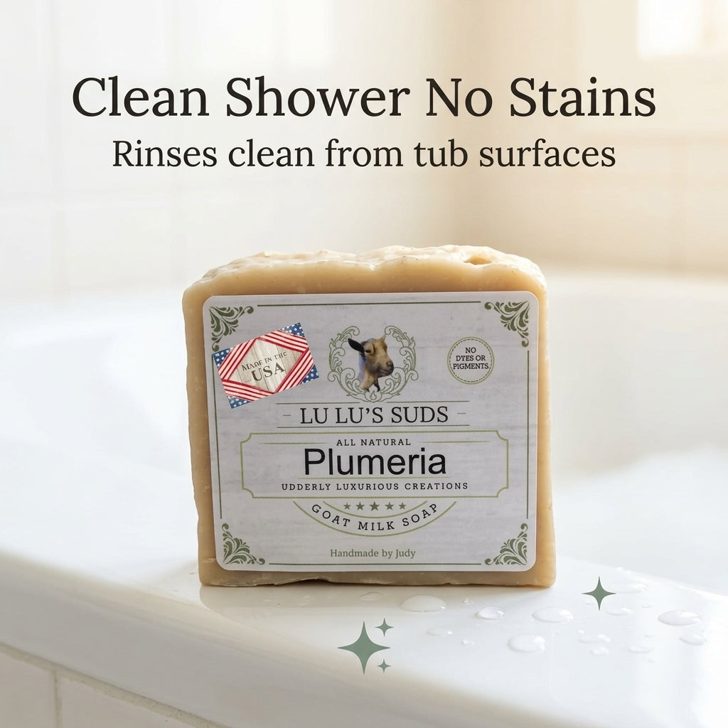 Plumeria Goat Milk Soap 5 oz.