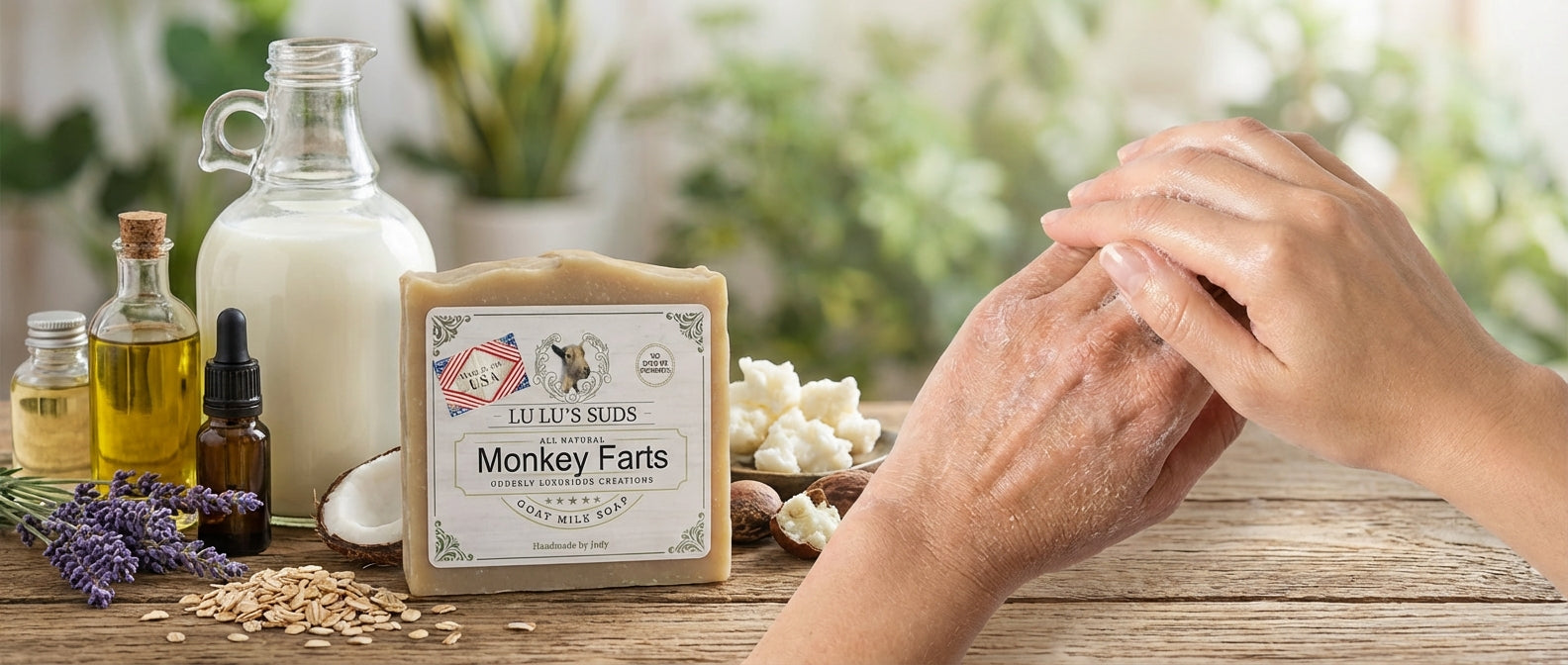 Monkey Farts Goat Milk Soap 5 oz.