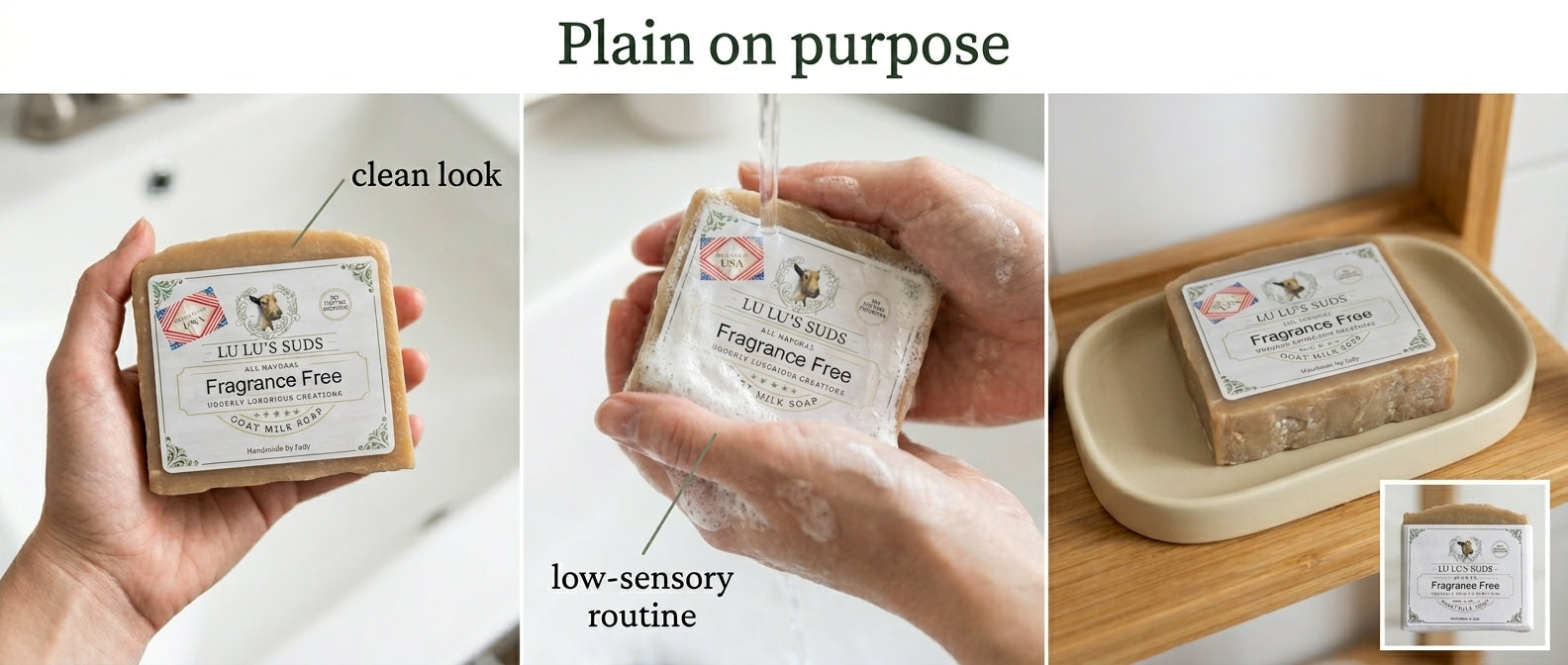 Fragrance Free Goat Milk Soap 5 oz.