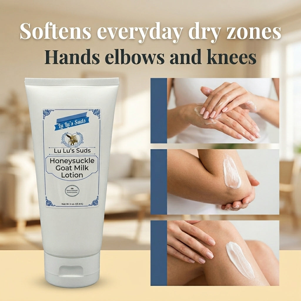 Honeysuckle Goat Milk Lotion 8 oz.