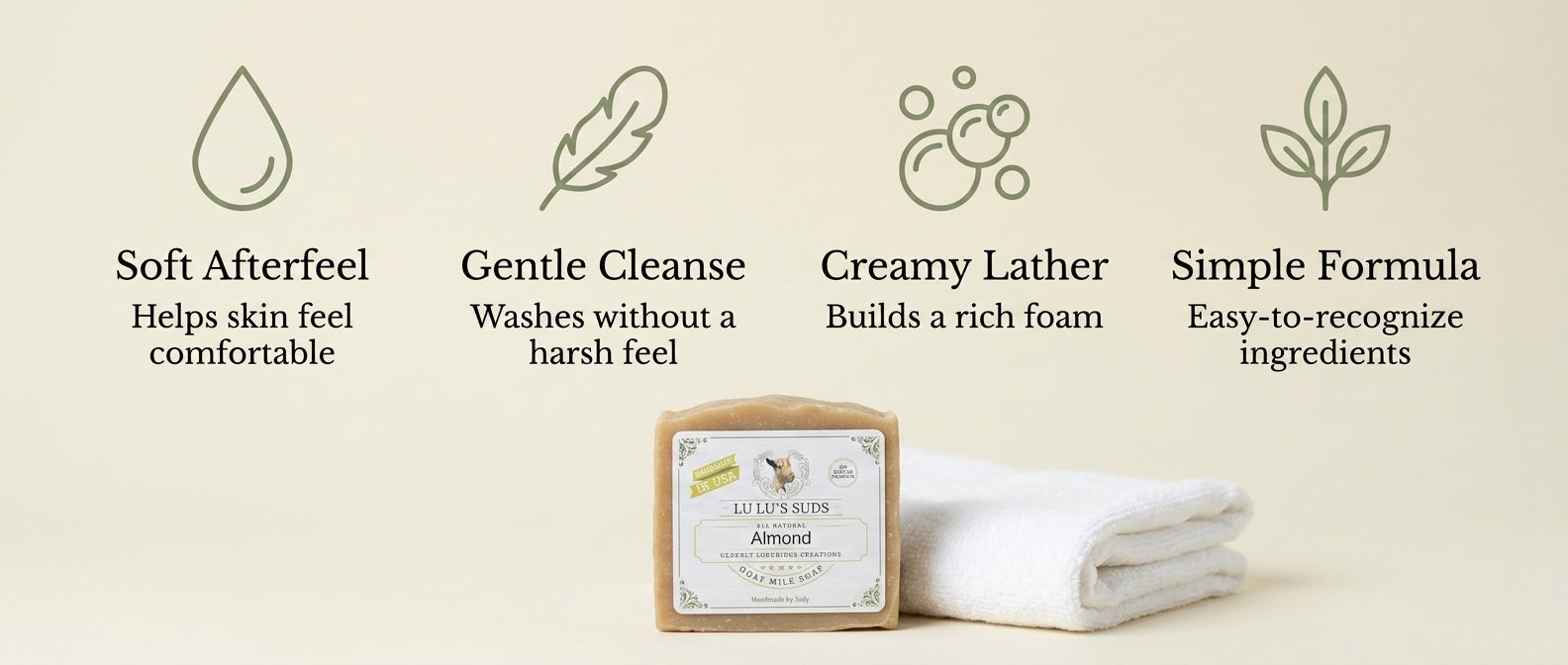 Almond Goat Milk Soap 5 oz.