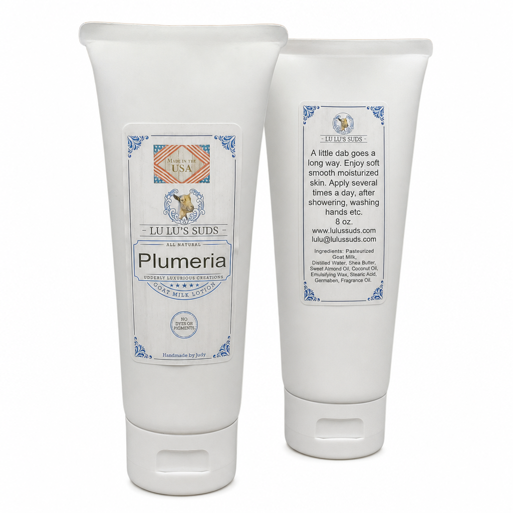 Plumeria Goat Milk Lotion 8 oz.