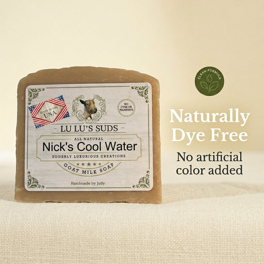 Nick's Cool Water Goat Milk Soap 5 oz.