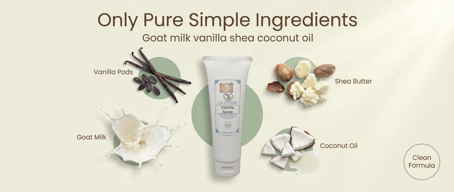 Vanilla Spice Goat Milk Lotion 8 oz.