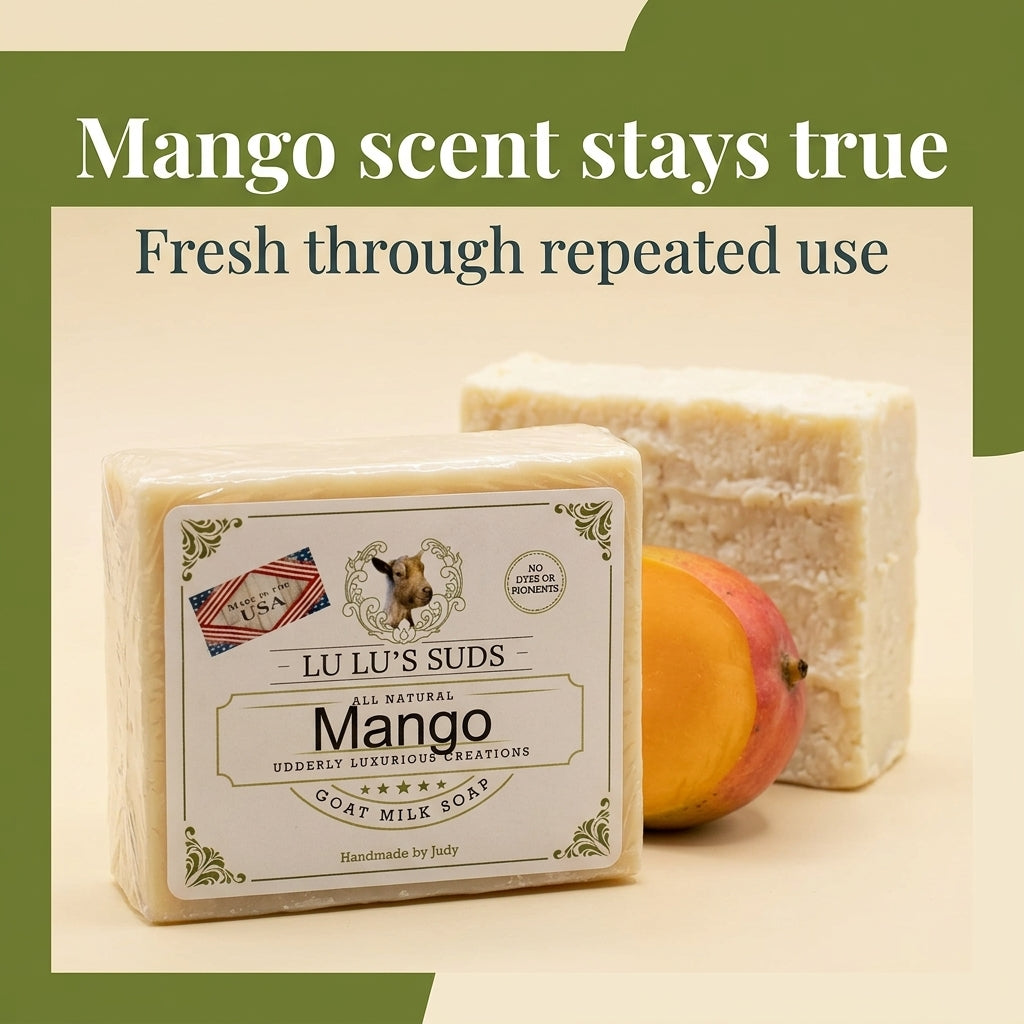 Mango Goat Milk Soap 5 oz.