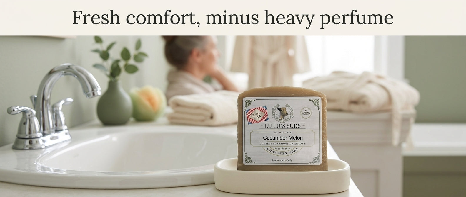 Cucumber Melon Goat Milk Soap 5 oz.