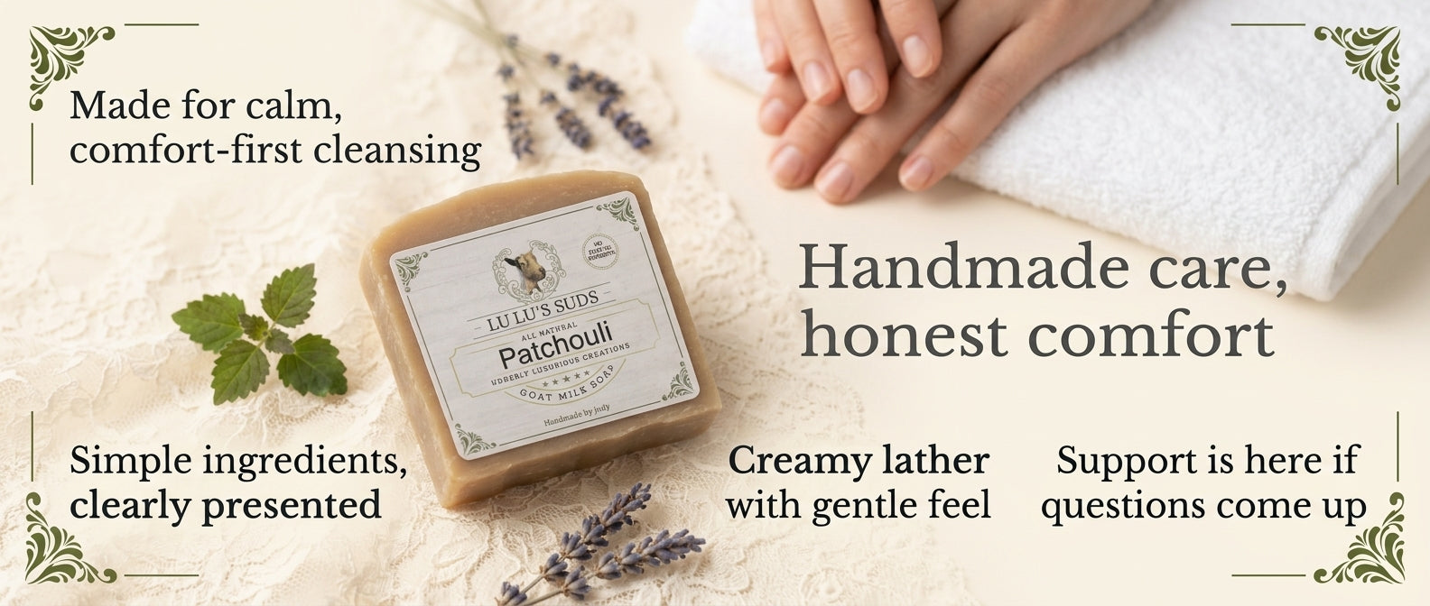 Patchouli Goat Milk Soap 5 oz.