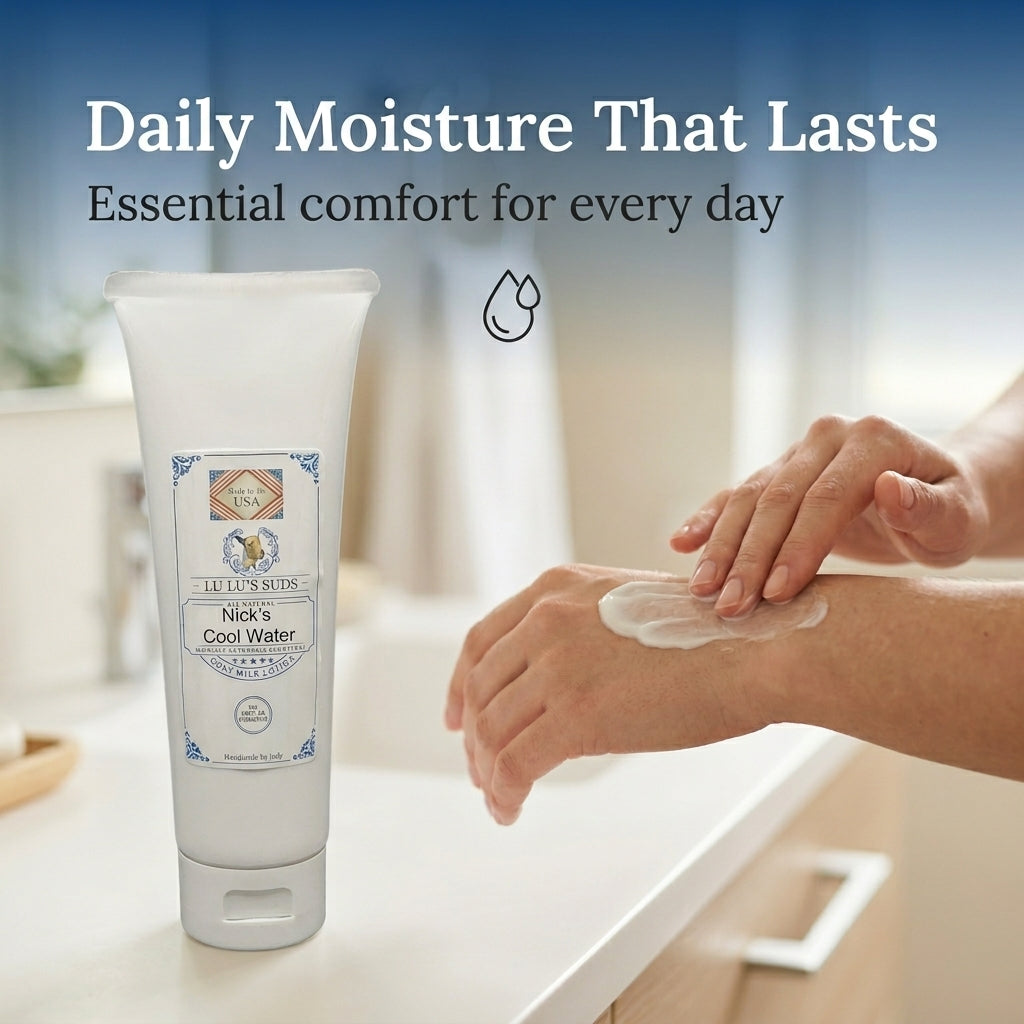 Nick's Cool Water Goat Milk Lotion 4 oz.