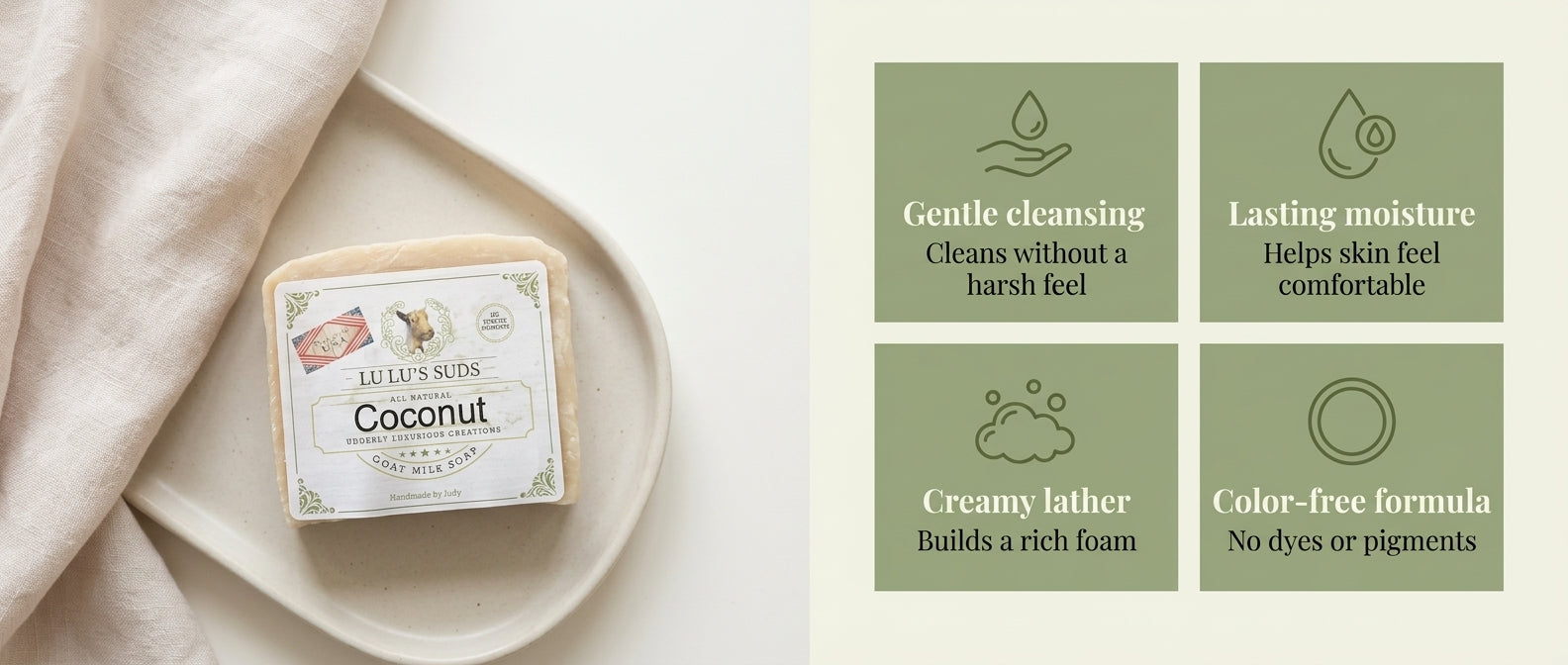 Coconut Goat Milk Soap 5 oz.