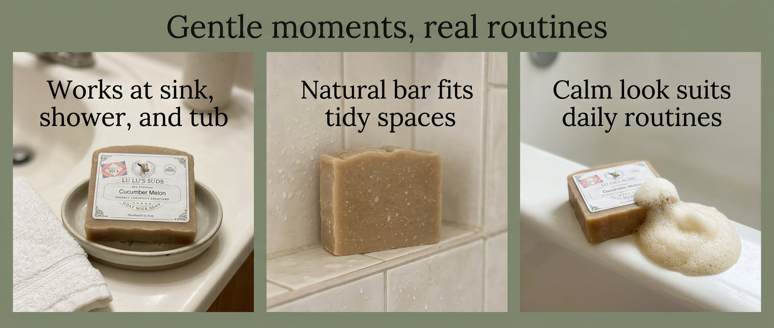 Cucumber Melon Goat Milk Soap 5 oz.