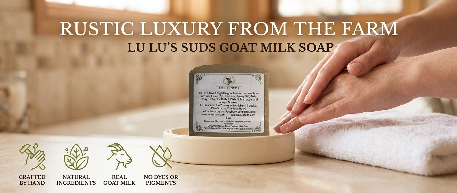 Sandalwood Goat Milk Soap 5 oz.