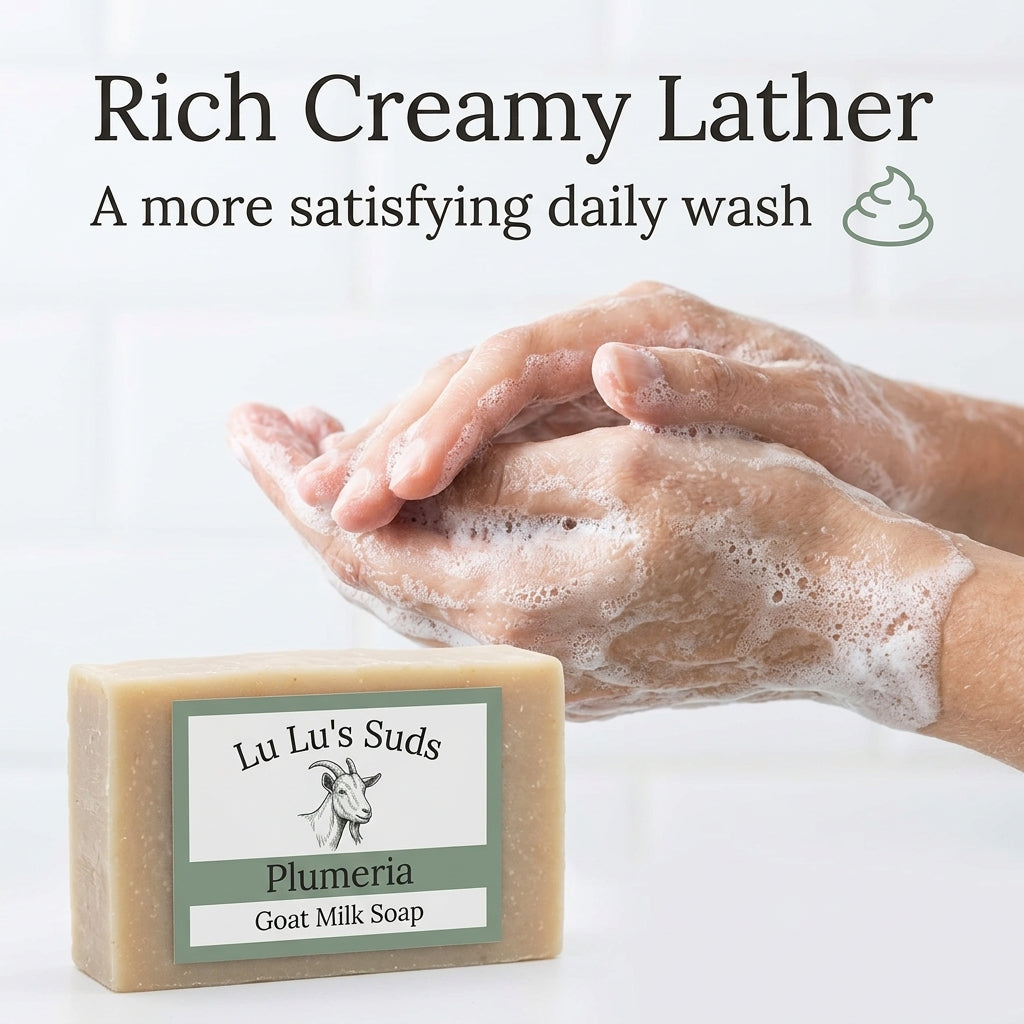 Plumeria Goat Milk Soap 5 oz.