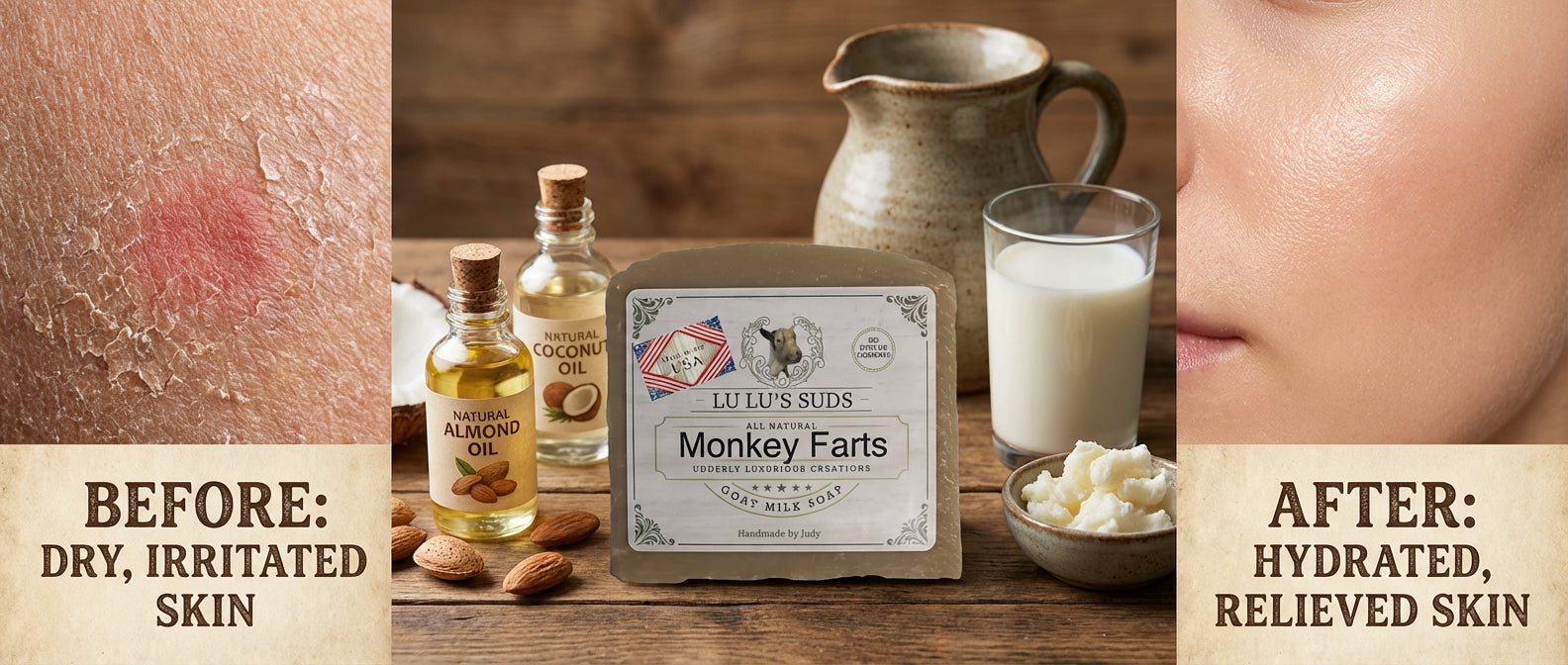 Monkey Farts Goat Milk Soap 5 oz.